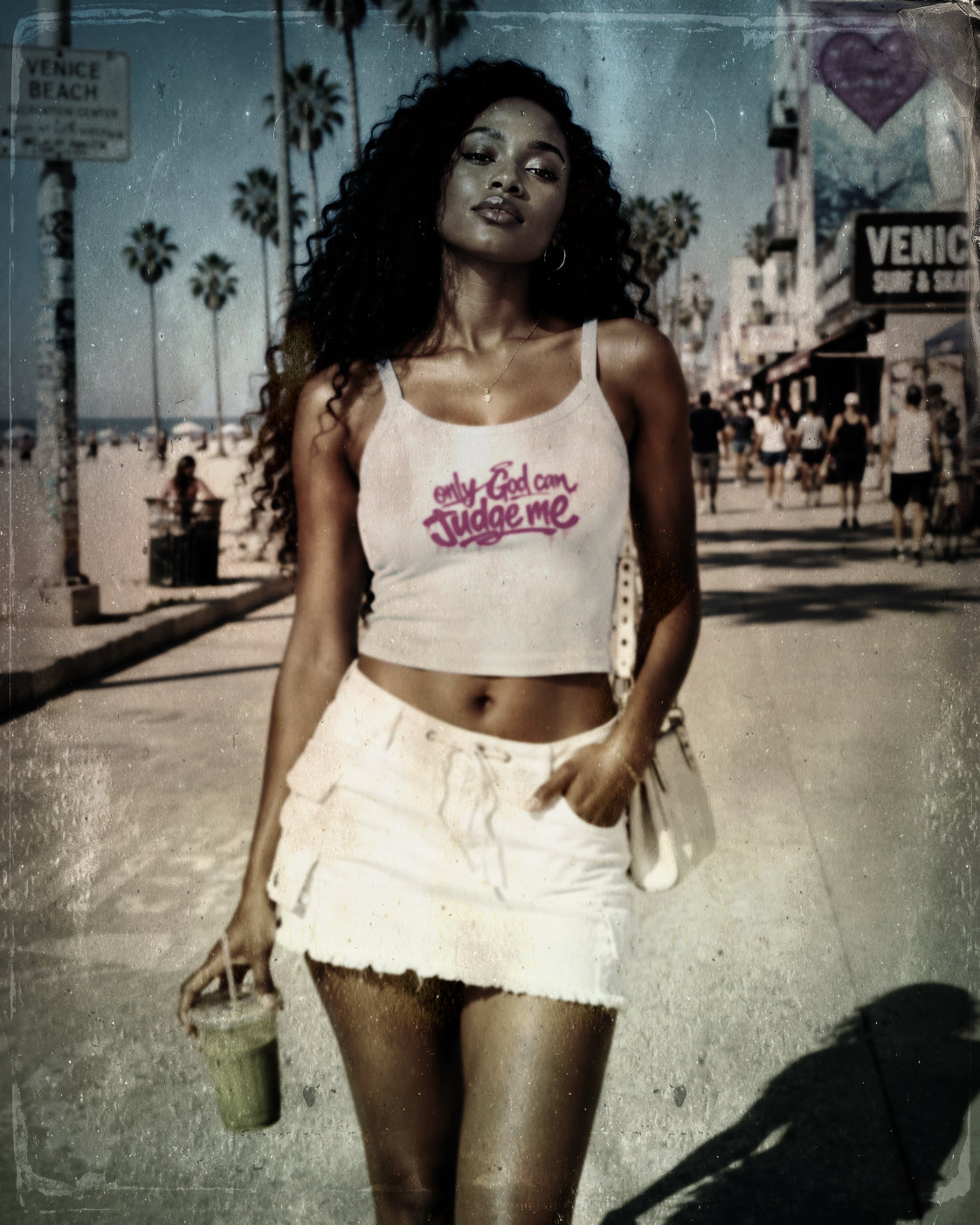 Women’s Tank Top (pink logo)
